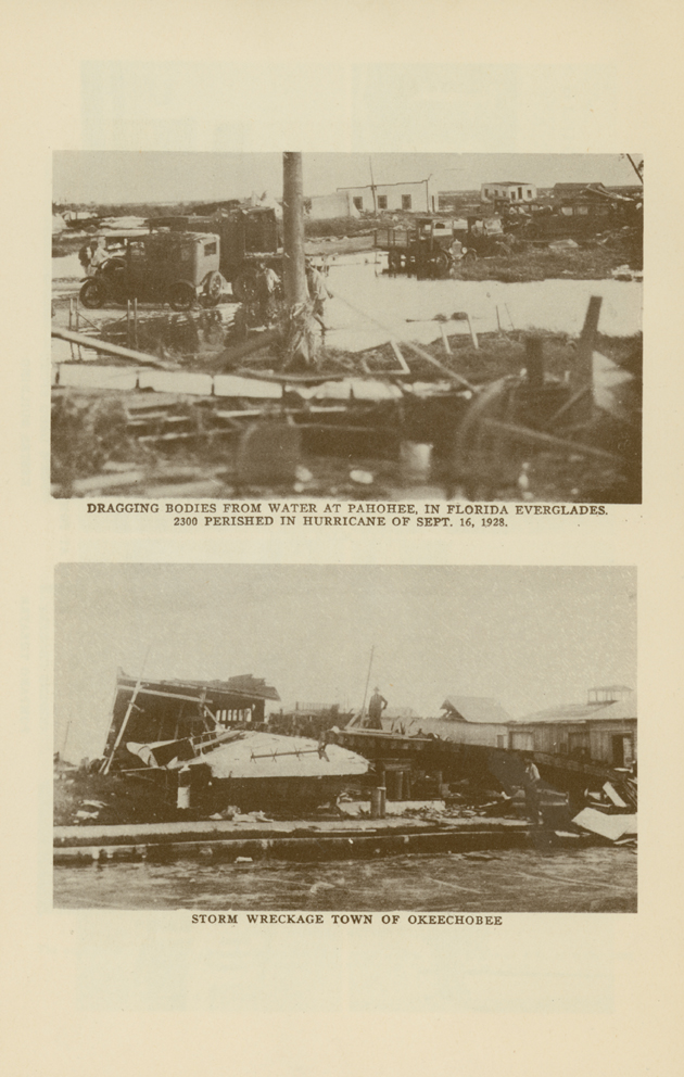 1928 Okeechobee Hurricane aftermath showing destruction in Fort Pierce Florida